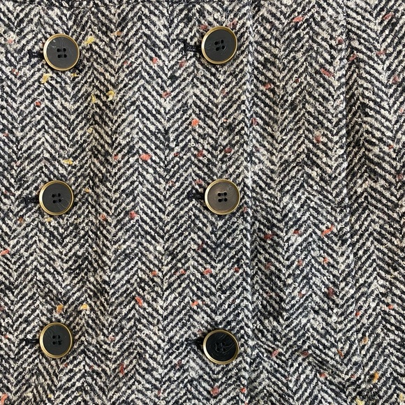 Ann Taylor LOFT Womens Grey Wool Blend Lined Skirt Size 0 - Picture 7 of 9